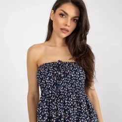 C&C Sadie 2-way kuvioitu mekko navy