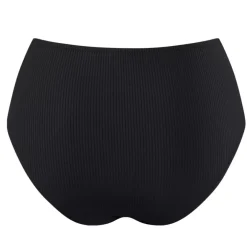 Chlamys Varia High Waist Ribbed bikinihousut musta