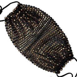 Cover-Up kasvosuojan päällinen strasseilla kulta