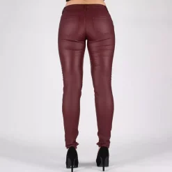 Crazy Lover Premium Zips housut burgundi