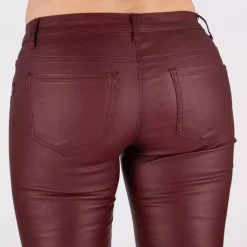 Crazy Lover Premium Zips housut burgundi