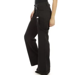 Crazy Lover Wide Suspender housut musta
