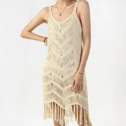 C Rose Beach hapsumekko beige