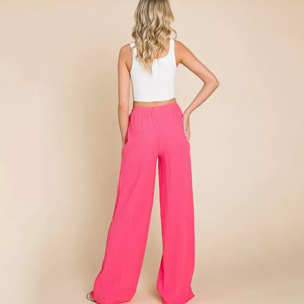 Culture Code Jaqueline housut lemonade pink