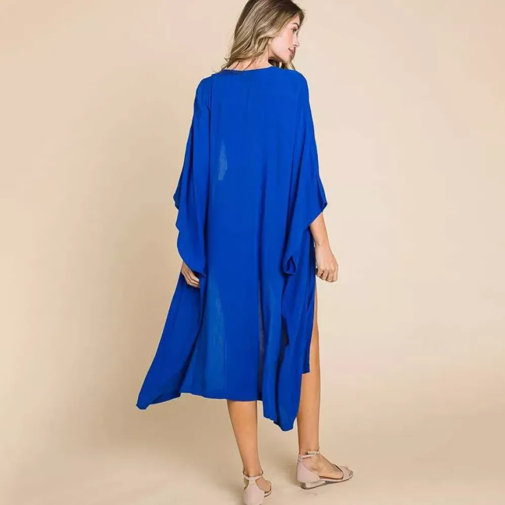 Culture Code Raquel maxi kimono royal
