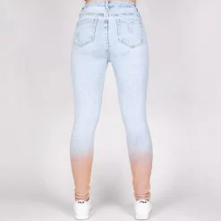 Daysie high waist stretchfarkut vaaleansininen