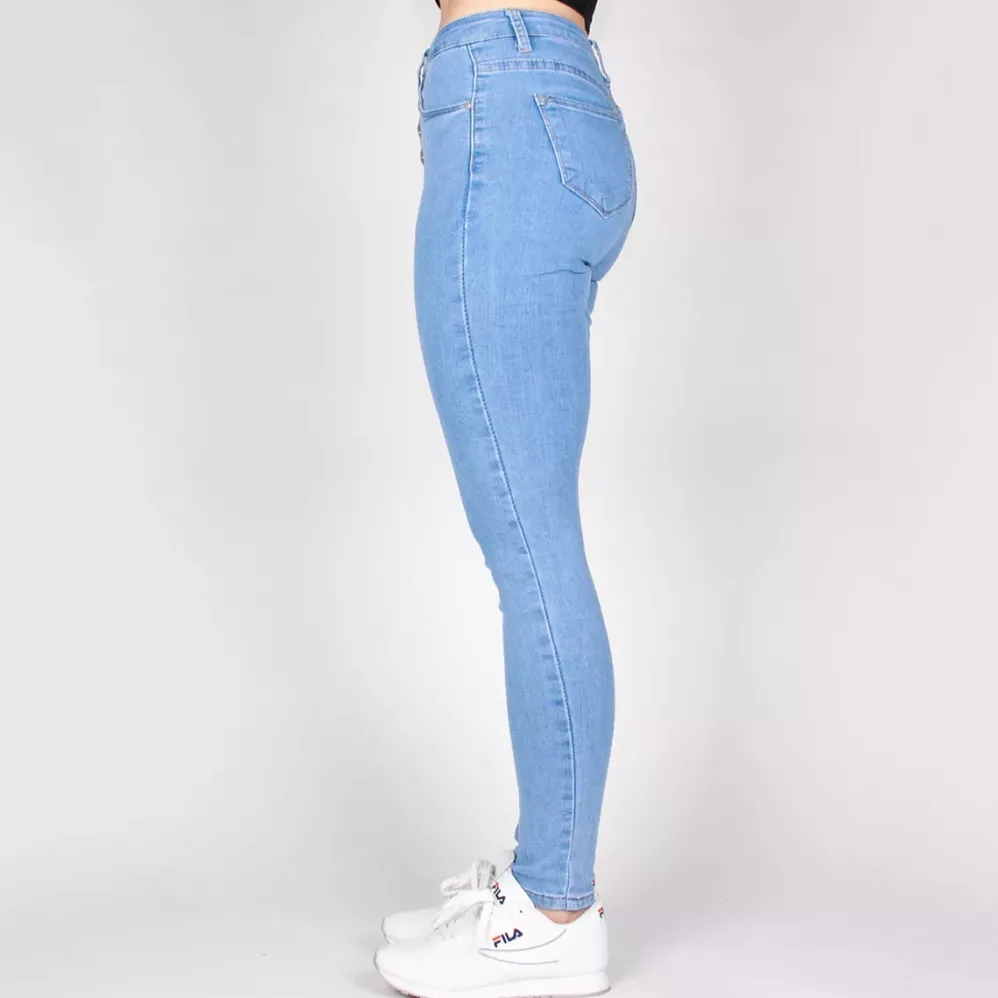 Daysie high waist stretchfarkut baby blue