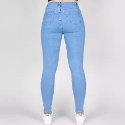 Daysie high waist stretchfarkut baby blue