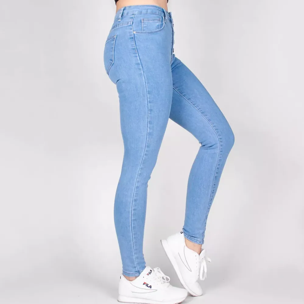 Daysie high waist stretchfarkut baby blue