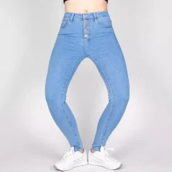 Daysie high waist stretchfarkut baby blue