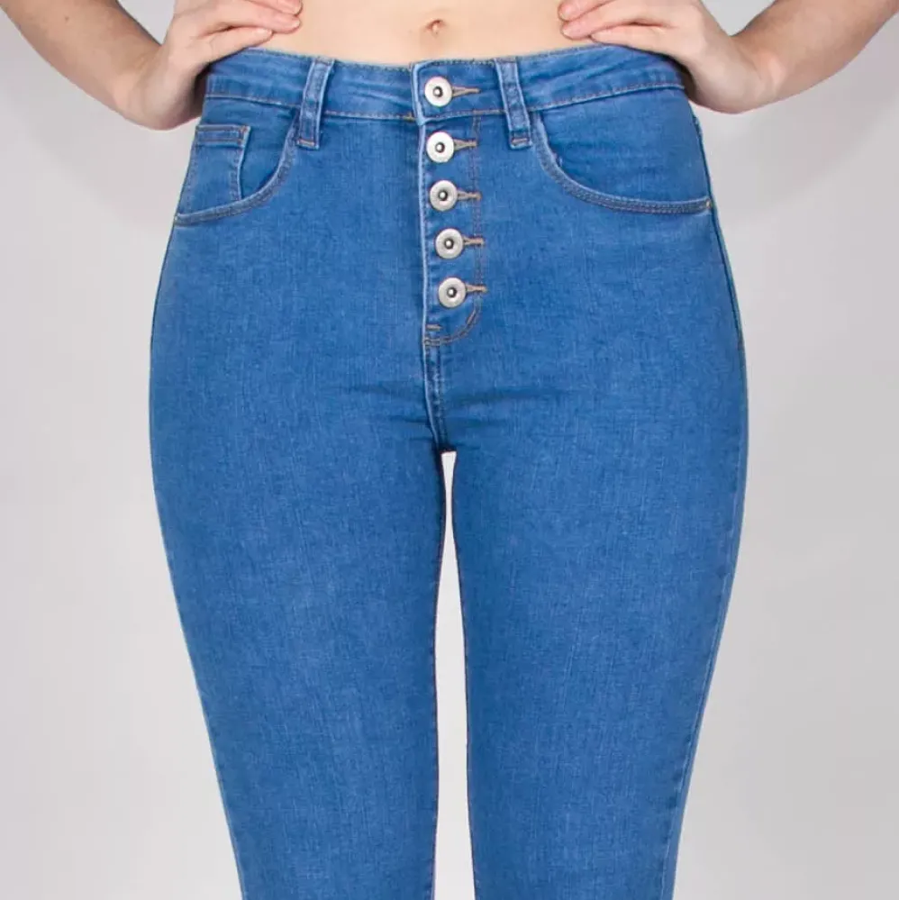 Daysie high waist stretchfarkut steel blue
