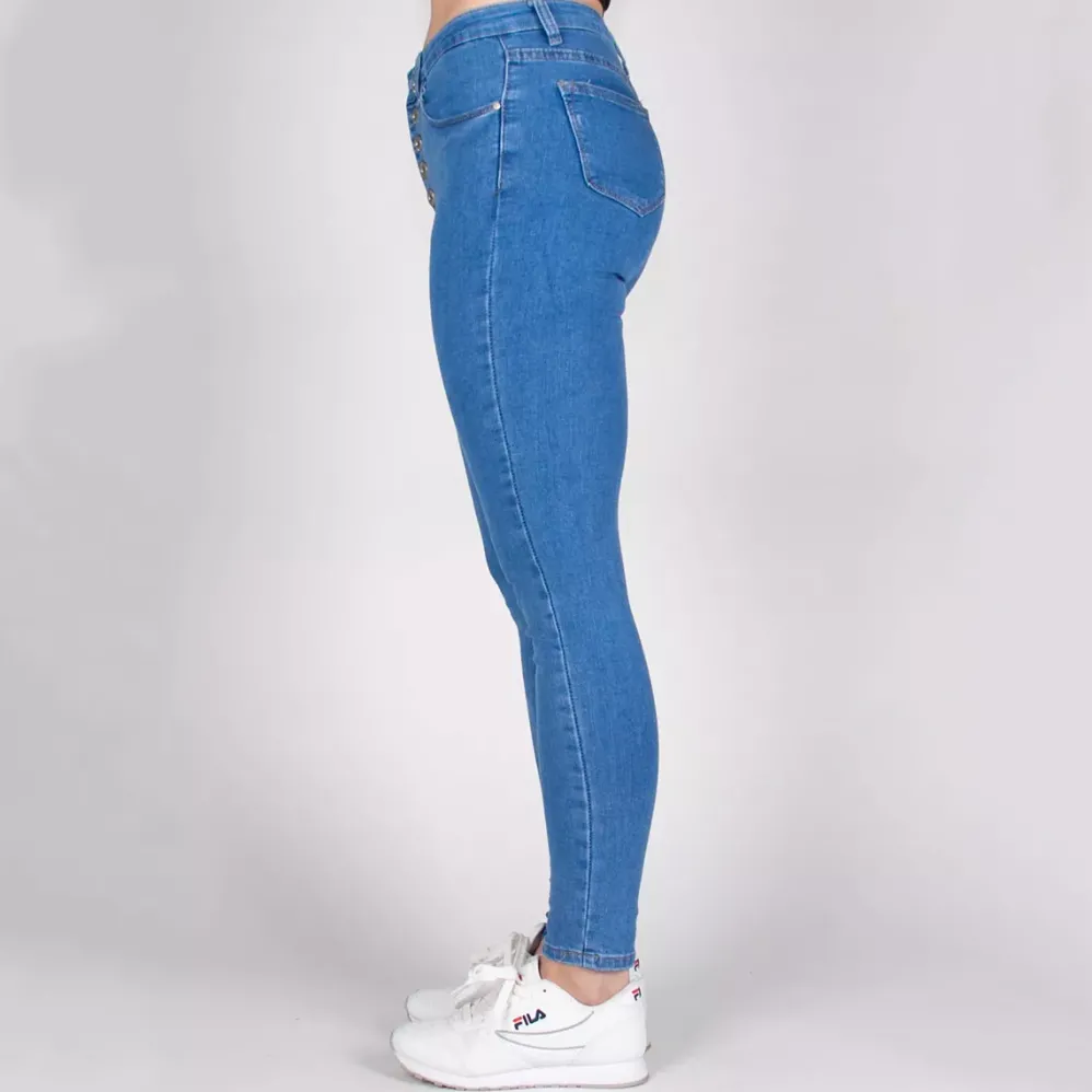 Daysie high waist stretchfarkut steel blue