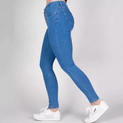 Daysie high waist stretchfarkut steel blue