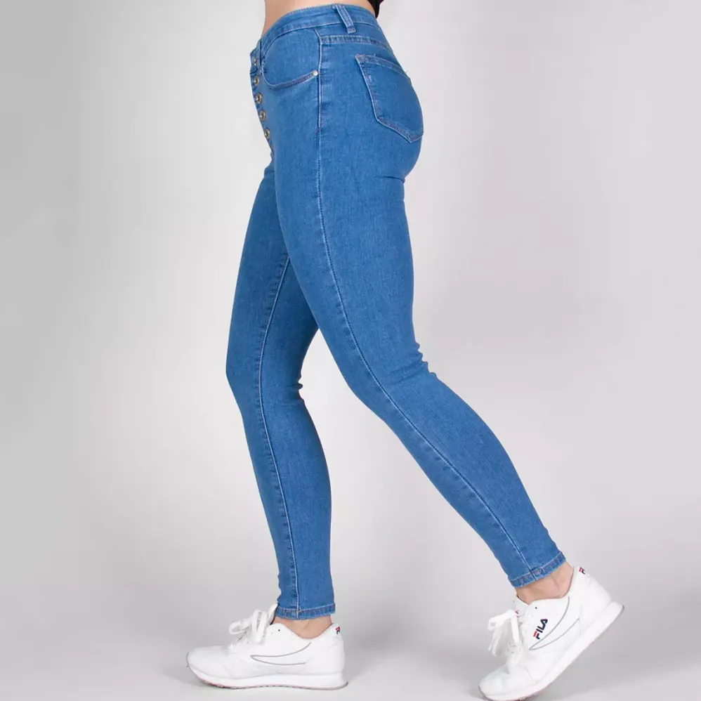 Daysie high waist stretchfarkut steel blue