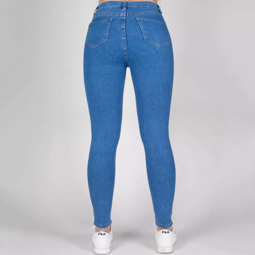 Daysie high waist stretchfarkut steel blue