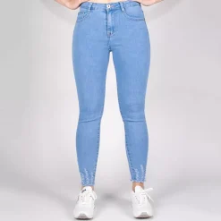 Daysie skinny stretchfarkut vaaleansininen