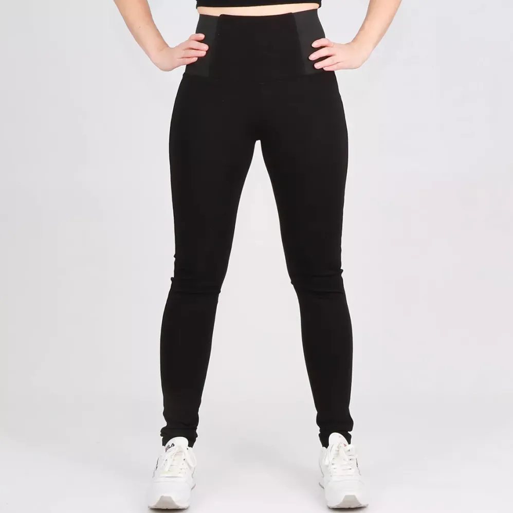 Daysie stretch-housut musta
