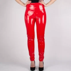 Daysie Thermo Wetlook housut punainen