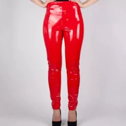 Daysie Thermo Wetlook housut punainen