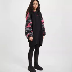 DNGRS Oversized Hoodydress Trust musta