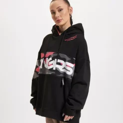 DNGRS Oversized Hoody Trust musta