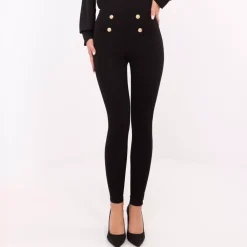 Dolce & Trendy Doe stretch-housut musta