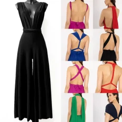 Elle Bora Multi Tie jumpsuit musta