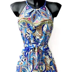 Elle Daysie kuvioitu jumpsuit sininen