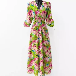 Elle Diara kukkamekko lime