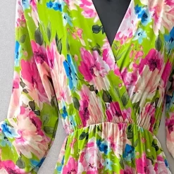 Elle Diara kukkamekko lime