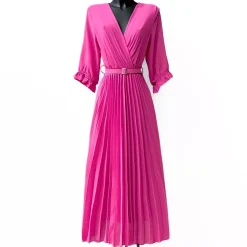 Elle Elsa mekko vyöllä fuksia