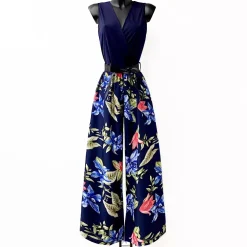 Elle Limei kuvioitu jumpsuit navy