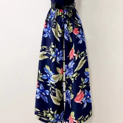 Elle Limei kuvioitu jumpsuit navy