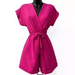 Elle Mounia jumpsuit vyöllä fuksia