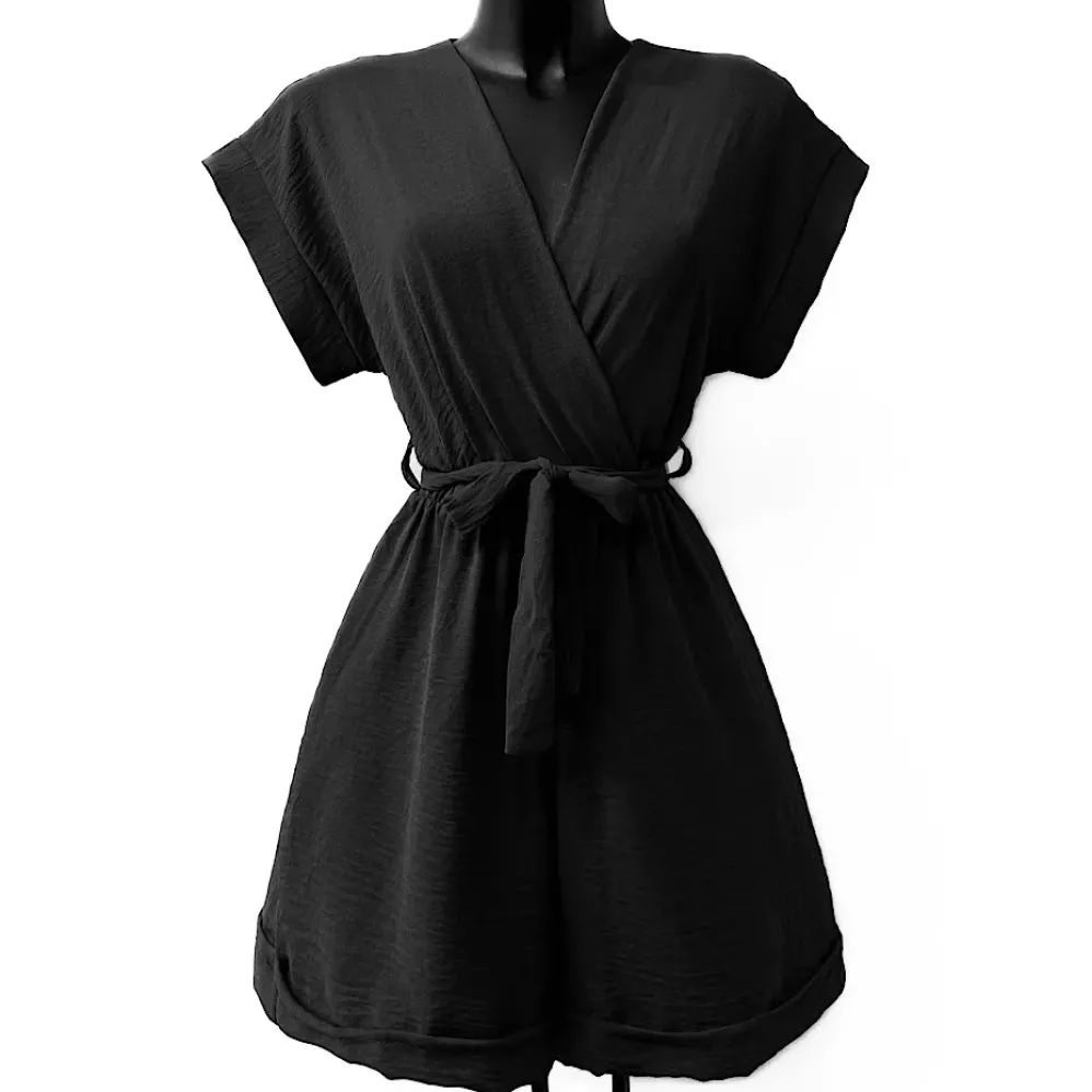 Elle Mounia jumpsuit vyöllä musta