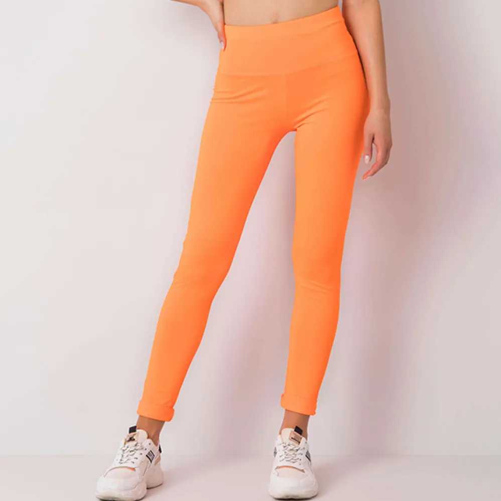 ExModa Leffy leggingsit neonoranssi