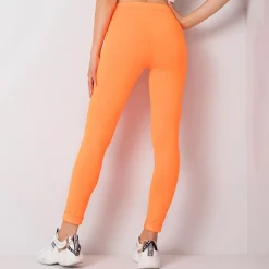 ExModa Leffy leggingsit neonoranssi