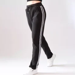 Fashion Evora fleecevuoratut housut musta