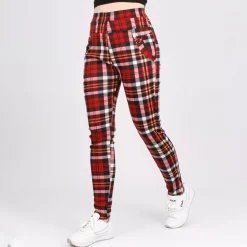 Fashion Lourdes housut punainen