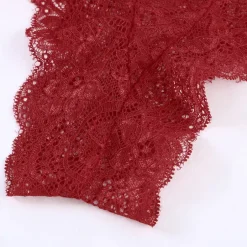 Fishnet Lace teddy punainen