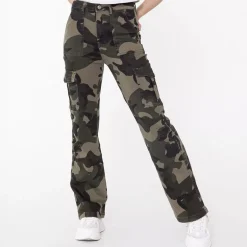 Foly Rose Cargo stretchfarkut maastokuvio