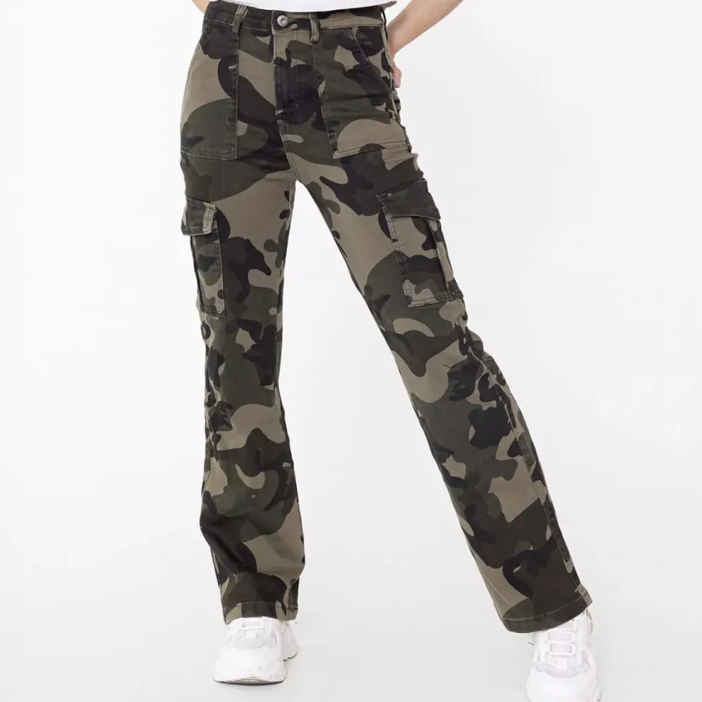 Foly Rose Cargo stretchfarkut maastokuvio