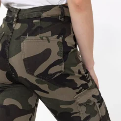 Foly Rose Cargo stretchfarkut maastokuvio