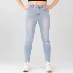Foly Rose push up stretchfarkut v.sininen