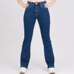 Foly Rose push-up stretchfarkut t.sininen