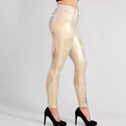 Foly Rose Skinny kullanhohtoiset stretchfarkut