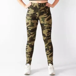 Foly Rose Skinny stretchfarkut maastokuvio