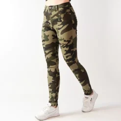 Foly Rose Skinny stretchfarkut maastokuvio