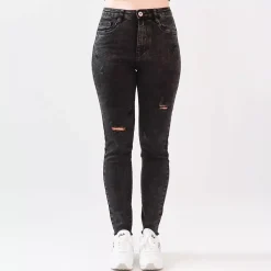 Foly Rose Skinny stretchfarkut t.harmaa