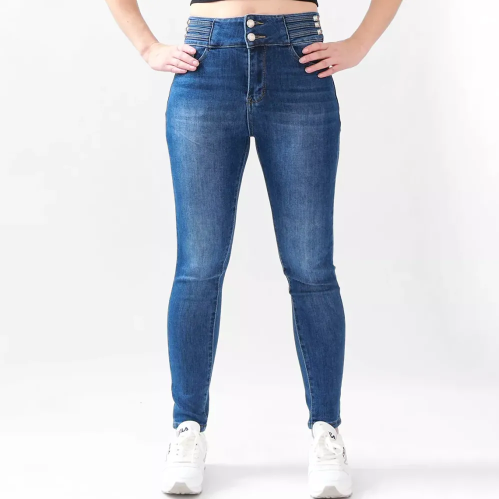 Foly Rose stretchfarkut sininen